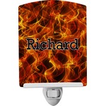 Fire Ceramic Night Light (Personalized)