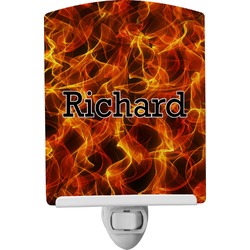 Fire Ceramic Night Light (Personalized)