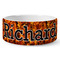 Fire Ceramic Dog Bowl - Large (Personalized)