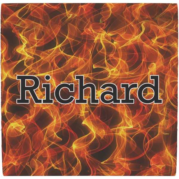 Custom Fire Ceramic Tile Hot Pad (Personalized)