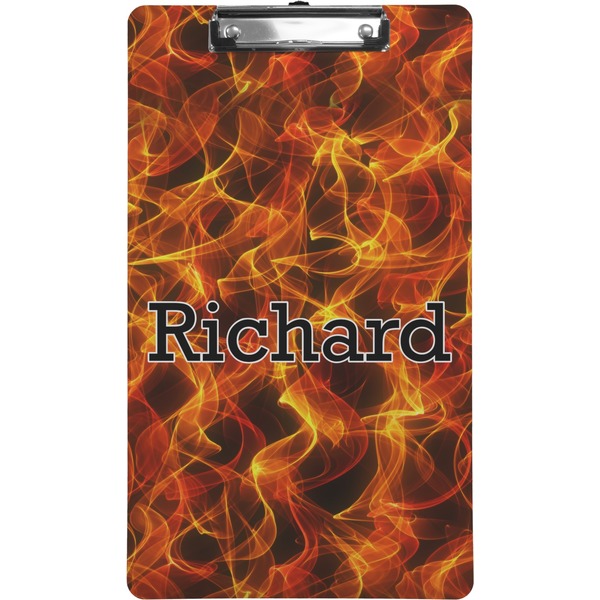 Custom Fire Clipboard (Legal Size) (Personalized)