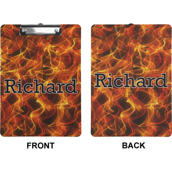 Fire Clipboard (Letter) (Front + Back)