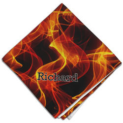 Fire Cloth Dinner Napkin - Single w/ Name or Text