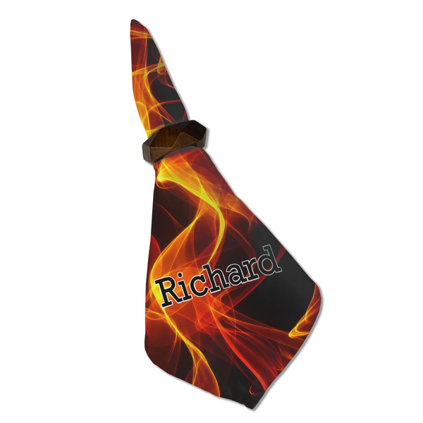 Fire Cloth Napkins - Personalized Dinner (Folded in Ring) (MAIN)