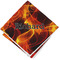 Fire Cloth Napkins - Personalized Lunch (Folded Four Corners)