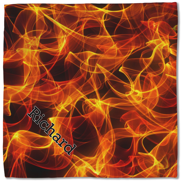 Fire Cloth Napkins - Personalized Lunch (Single Full Open)