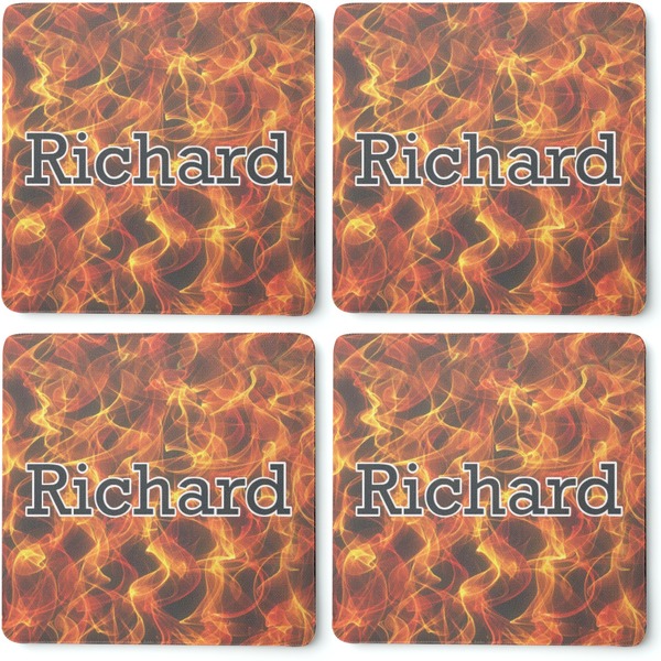 Fire Coaster Rubber Back - Apvl