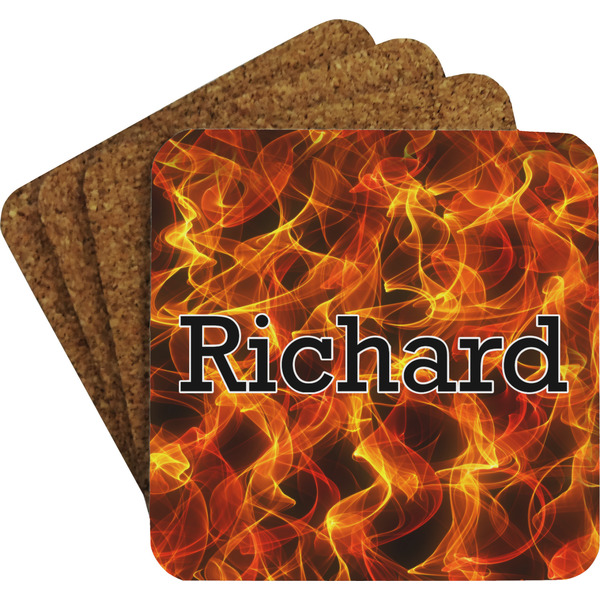 Fire Coaster Set (Personalized)