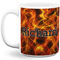 Fire 11 Oz Coffee Mug - White (Personalized)