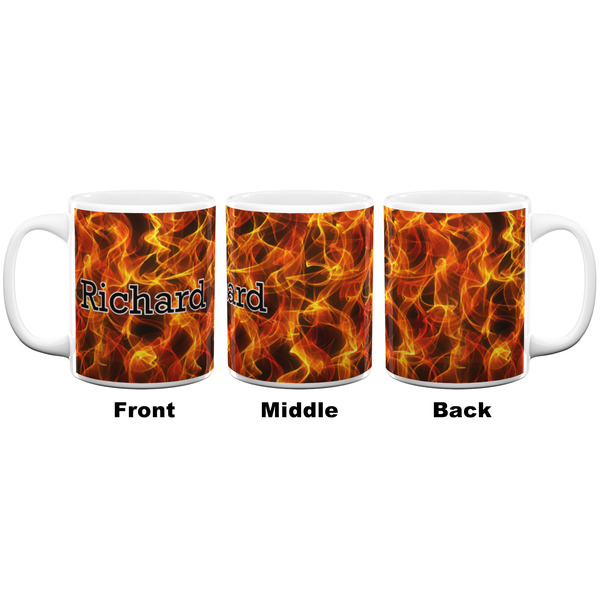 Fire Coffee Mug - 11 oz - White APPROVAL