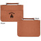 Fire Cognac Leatherette Bible Covers - Small Single Sided Apvl
