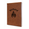 Fire Cognac Leatherette Journal - Main