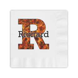 Fire Coined Cocktail Napkins (Personalized)