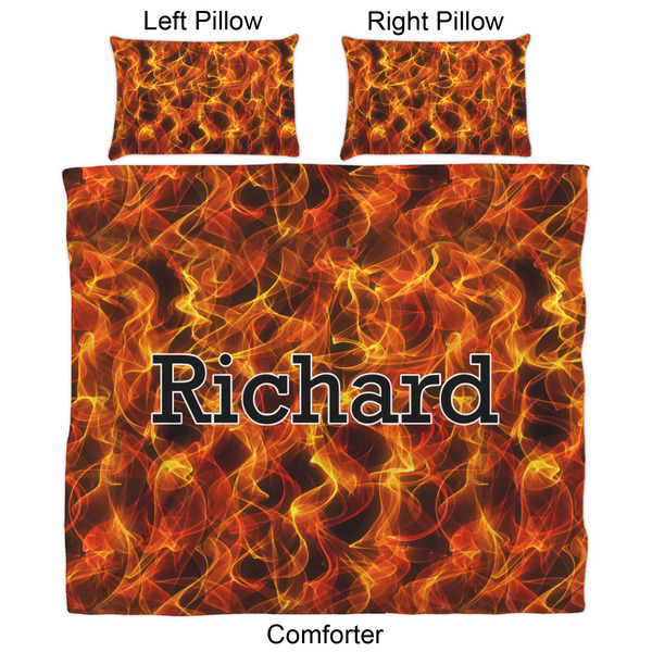 Fire Comforter Set - King - Approval