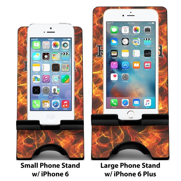 Fire Compare Phone Stand Sizes - with iPhones