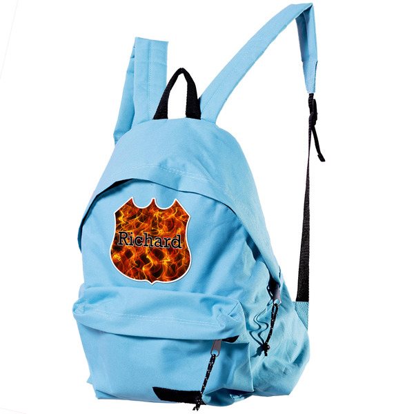 Fire Custom Shape Iron On Patches - XL single APPROVAL