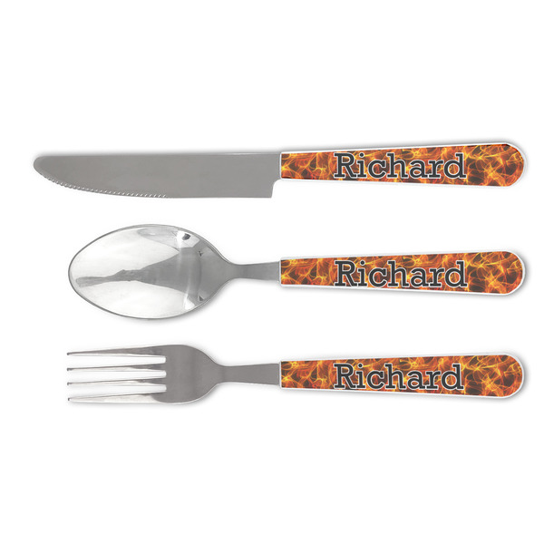 Custom Fire Cutlery Set (Personalized)