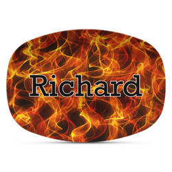 Fire Plastic Platter - Microwave & Oven Safe Composite Polymer (Personalized)