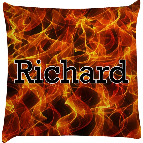 Custom Fire Decorative Pillow Case (Personalized)