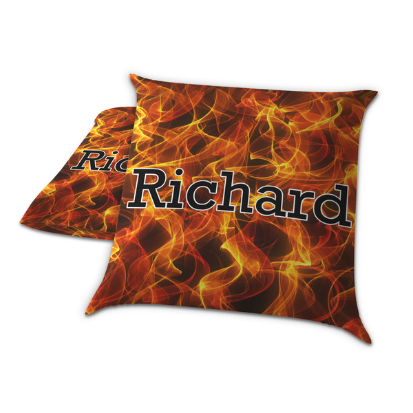 Fire Decorative Pillow Case - TWO
