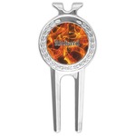 Fire Golf Divot Tool & Ball Marker (Personalized)