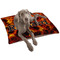 Fire Dog Bed - Large LIFESTYLE