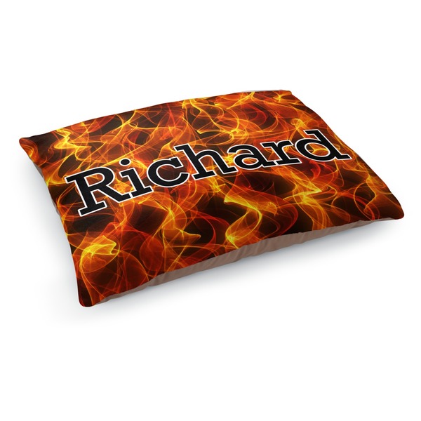 Custom Fire Dog Bed - Medium w/ Name or Text
