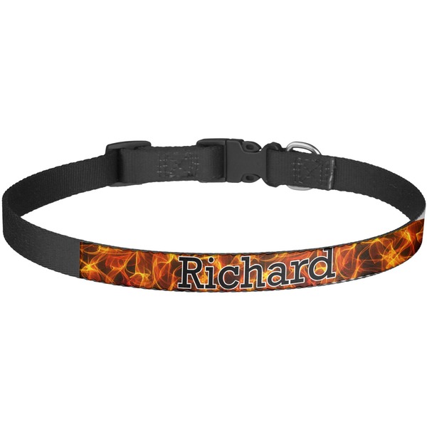 Custom Fire Dog Collar - Large (Personalized)