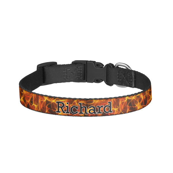 Custom Fire Dog Collar - Large (Personalized)