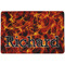 Fire Dog Food Mat w/ Name or Text