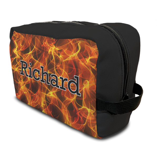 Custom Fire Toiletry Bag / Dopp Kit (Personalized)