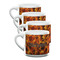 Fire Double Shot Espresso Mugs - Set of 4 Front