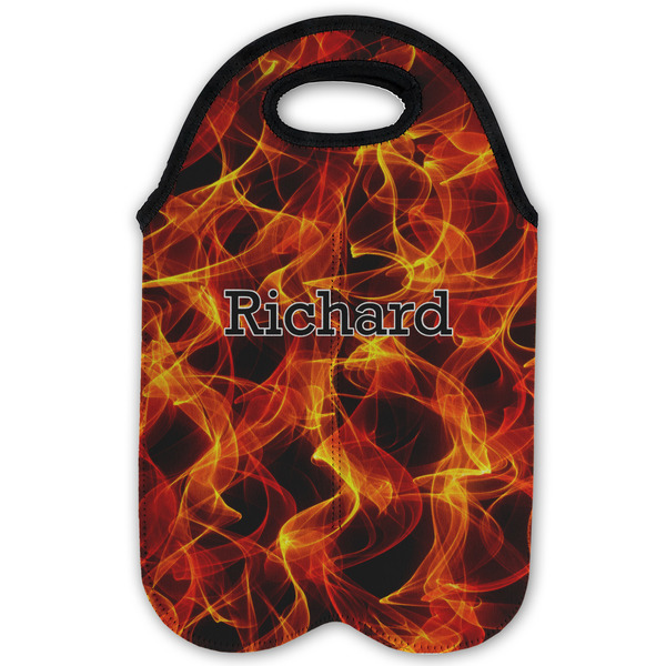 Fire Double Wine Tote - Flat (new)