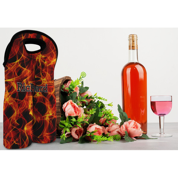 Fire Double Wine Tote - LIFESTYLE (new)