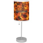 Fire 7" Drum Lamp with Shade Linen (Personalized)