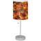 Fire Drum Lampshade with base included