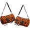 Fire Duffle bag large front and back sides