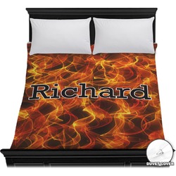 Fire Duvet Cover - Full / Queen (Personalized)