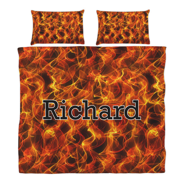 Fire Duvet Cover Set - King - Alt Approval
