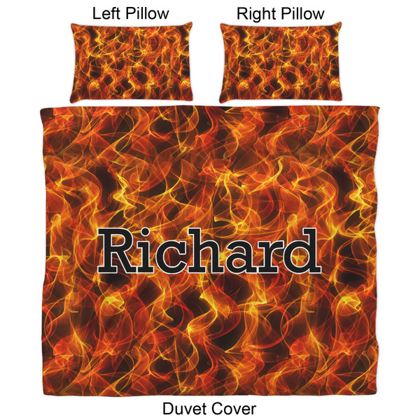 Fire Duvet Cover Set - King - Approval