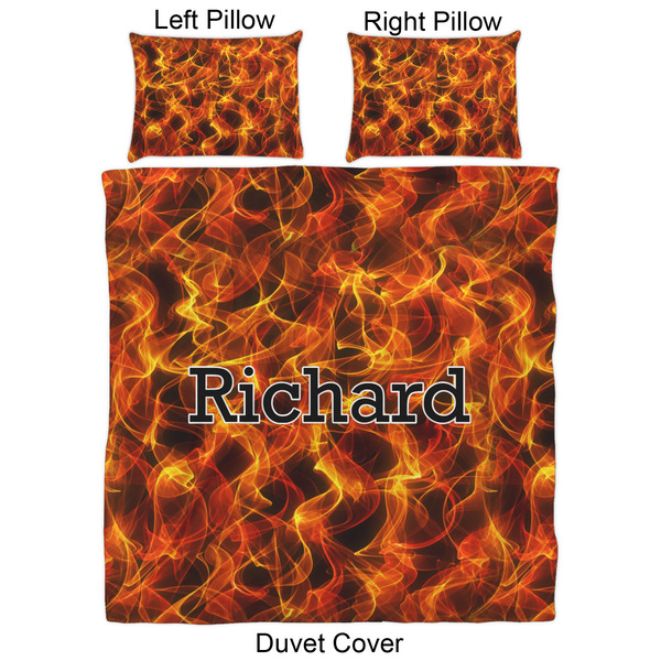 Fire Duvet Cover Set - Queen - Approval