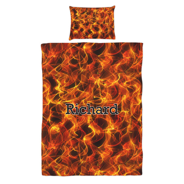 Fire Duvet Cover Set - Twin - Alt Approval