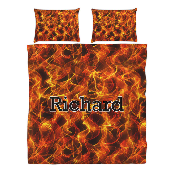 Fire Duvet cover Set - Queen - Alt Approval