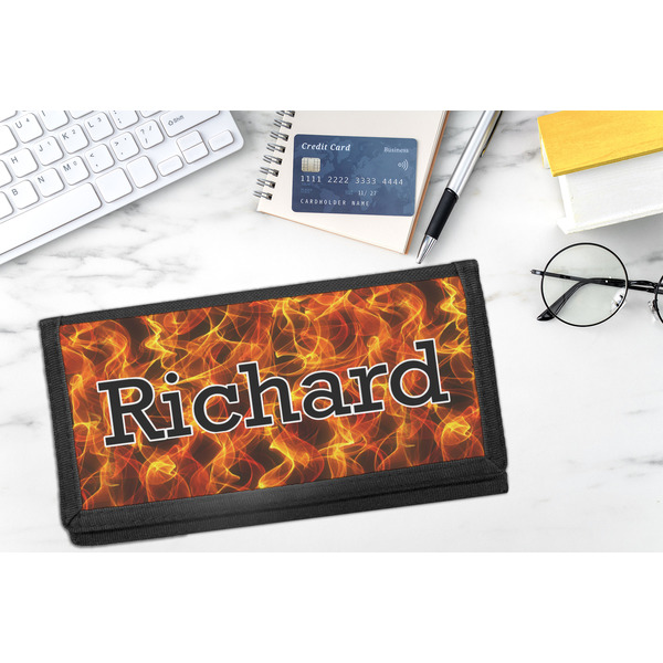 Fire DyeTrans Checkbook Cover - LIFESTYLE