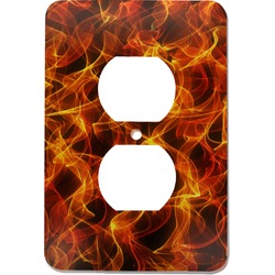 Fire Electric Outlet Plate (Personalized)