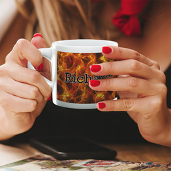 Fire Double Shot Espresso Cup - Single (Personalized)