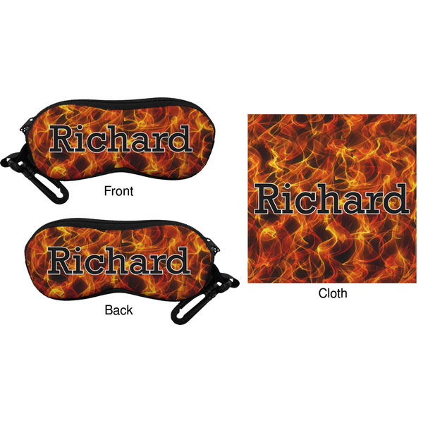 Fire Eyeglass Case & Cloth (Approval)