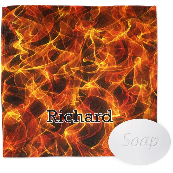 Custom Fire Washcloth (Personalized)