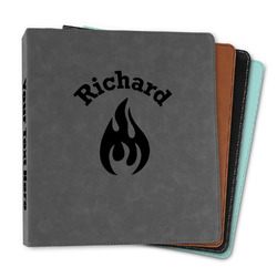 Fire Leather Binder - 1" (Personalized)