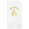 Fire Foil Stamped Guest Napkins - Front View